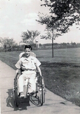 1947 -Billy at the Shriners Hospital, Chicago