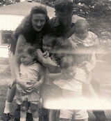 Marge, Willian and grand children.